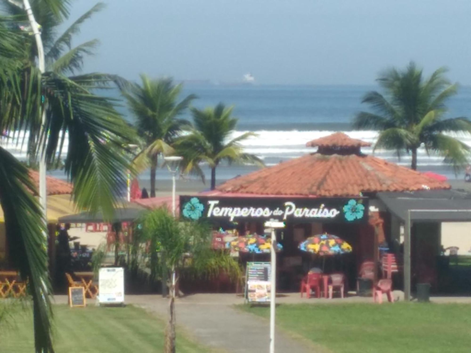 Apartamento Excelente Localizacao O Mar Na Sua Frente Confira São Vicente Exterior foto