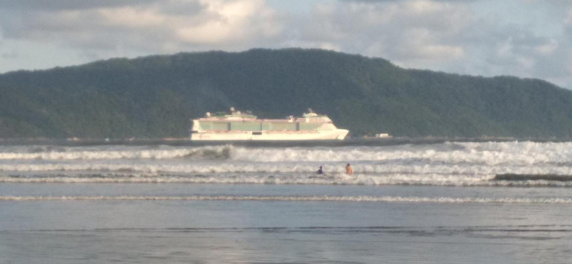 Apartamento Excelente Localizacao O Mar Na Sua Frente Confira São Vicente Exterior foto
