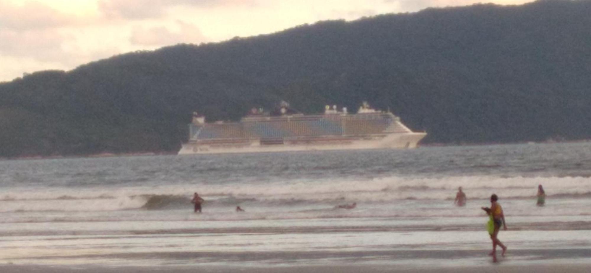 Apartamento Excelente Localizacao O Mar Na Sua Frente Confira São Vicente Exterior foto